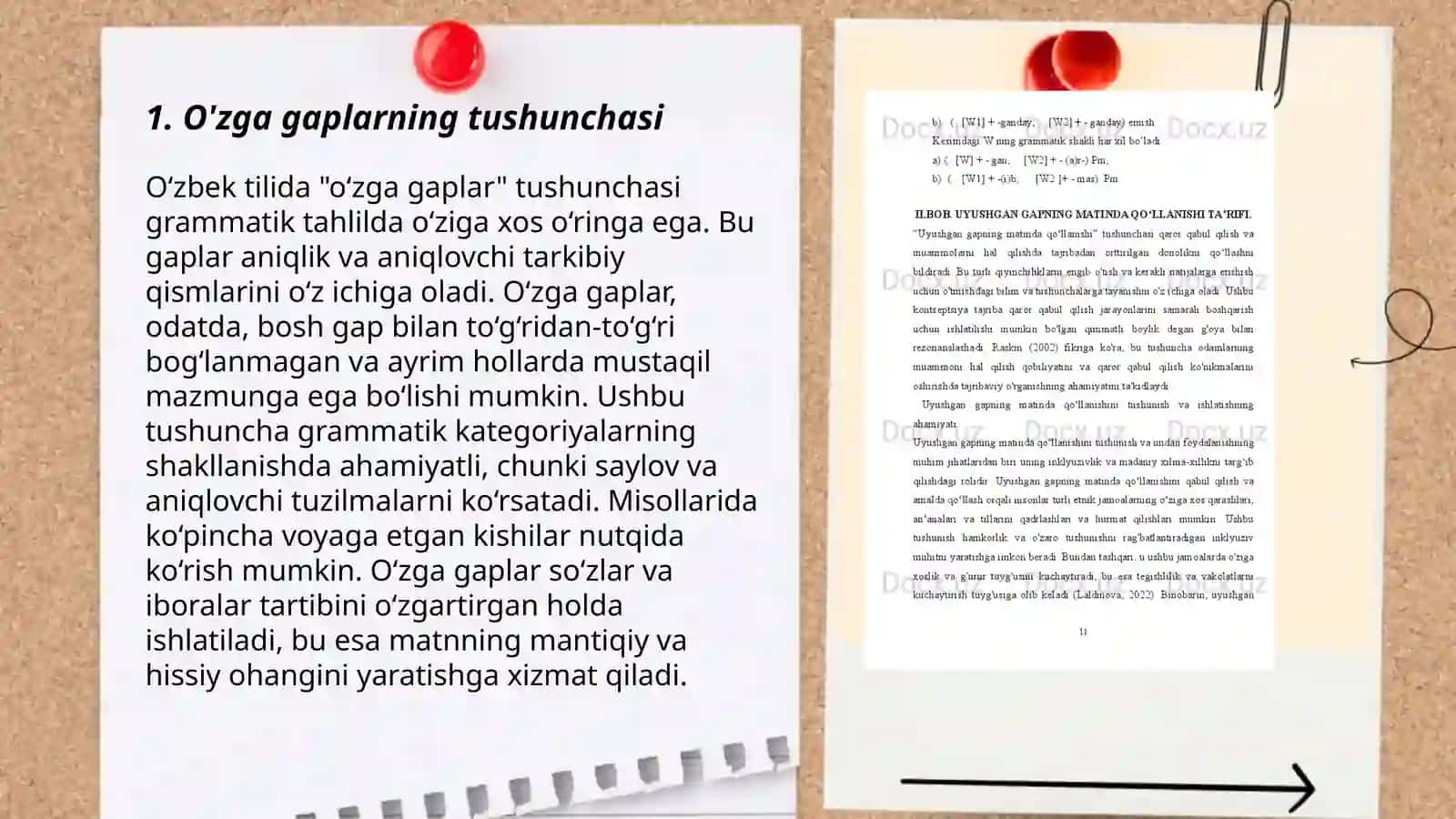 O'zga gaplarning gap sintaksisi tizimidagi o'rni 3
