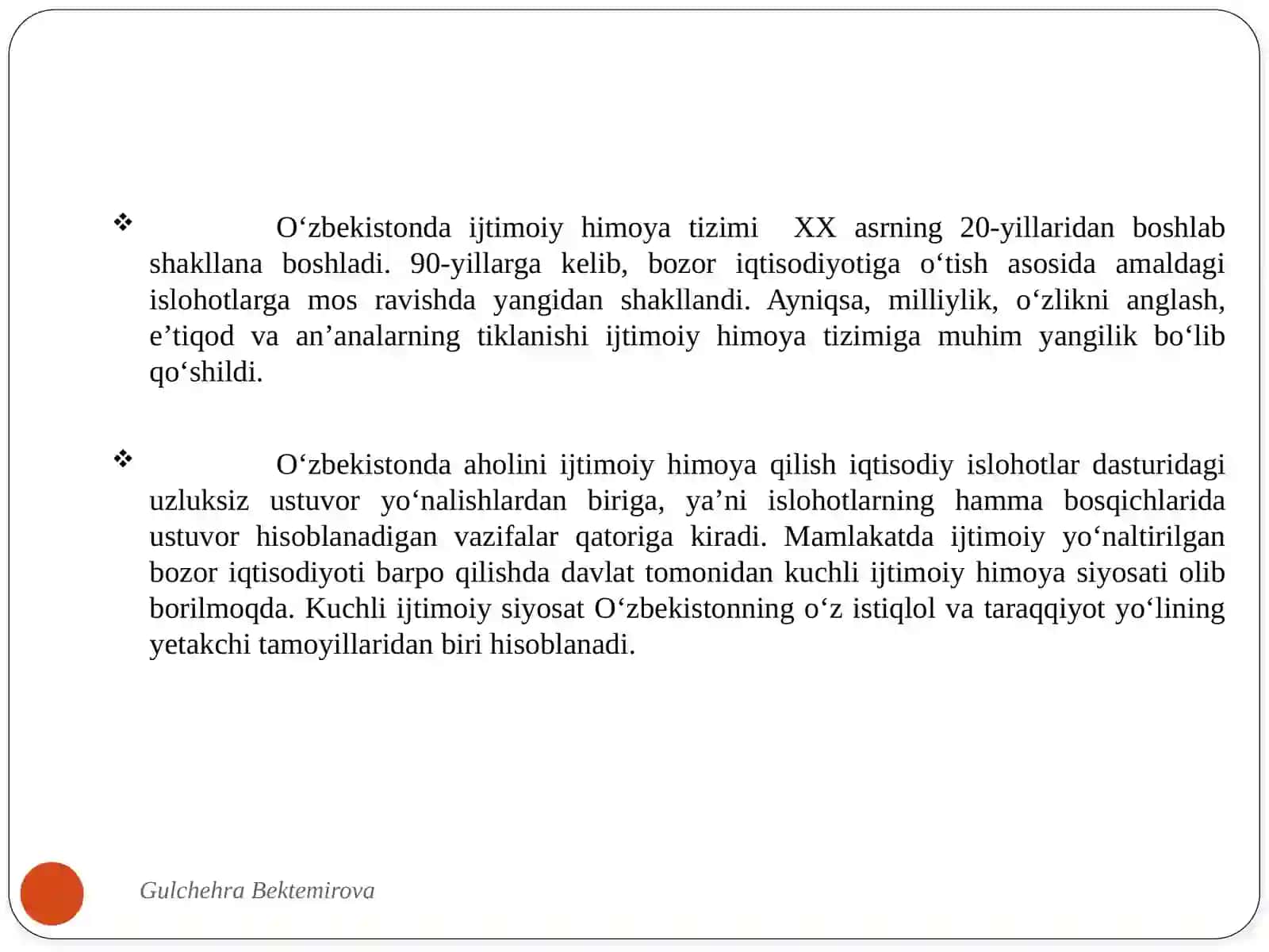 “IJTIMOIY HIMOYA YILI” DAVLAT DASTURINING NAZARIY VA AMALIY JIHATLARI 3