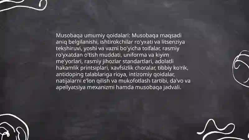 Musobaqa qoidalari va hakamlik uslubiyoti 3
