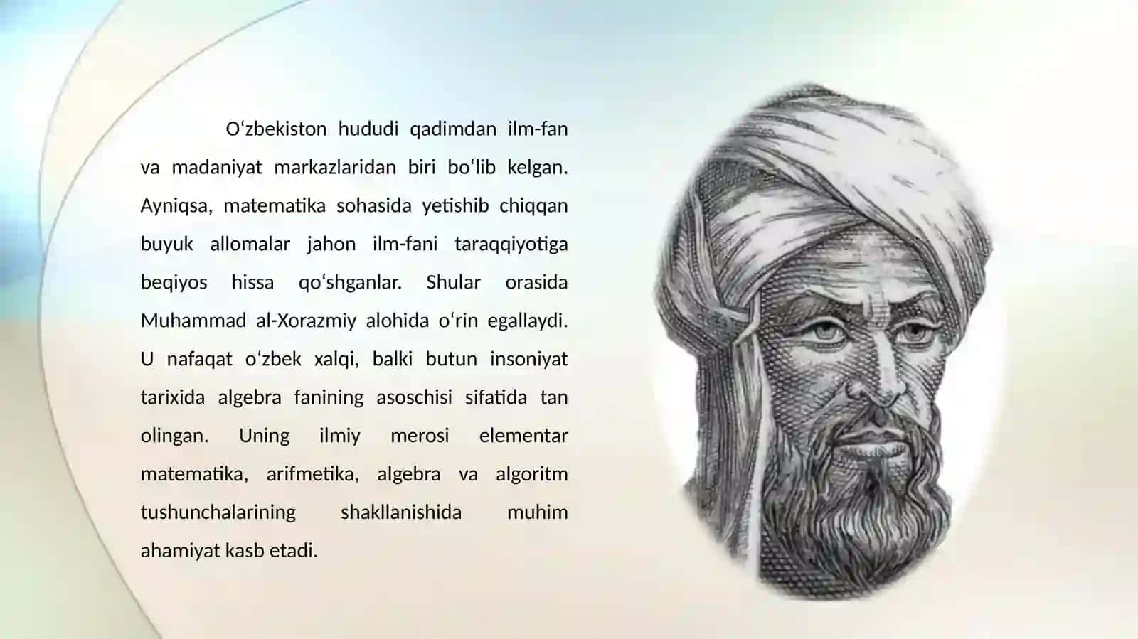 O‘zbekistonda o‘zbek olimlarining elementar matematika va matematika sohalarining rivojlanishiga qo‘shgan hissasi 3