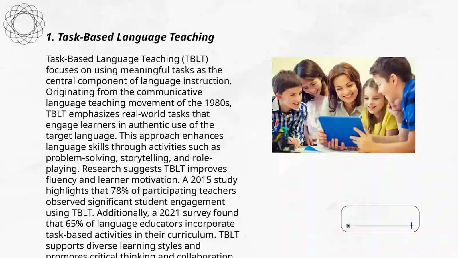 Task-Based Language Teaching (TBLT) 3
