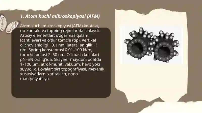 Atom kuchi mikroskopiyasi (AFM) 3