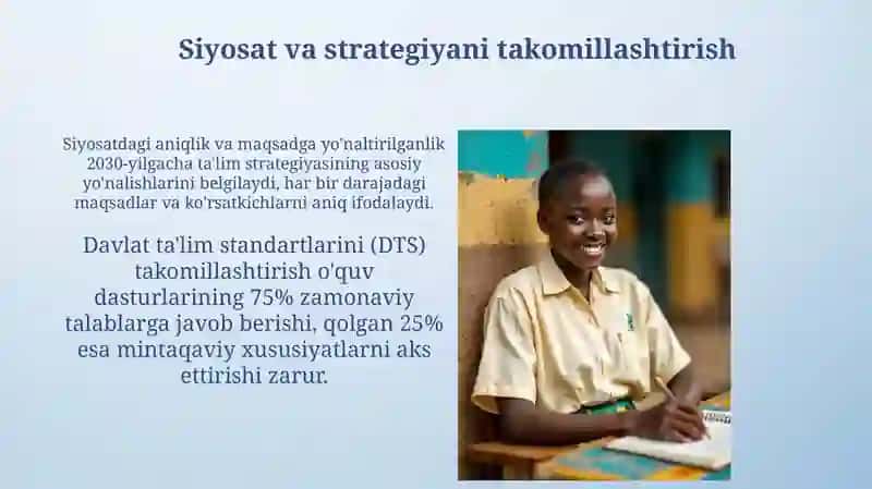 Ta'lim sifati boshqaruvini takomillashtirish omillari 3