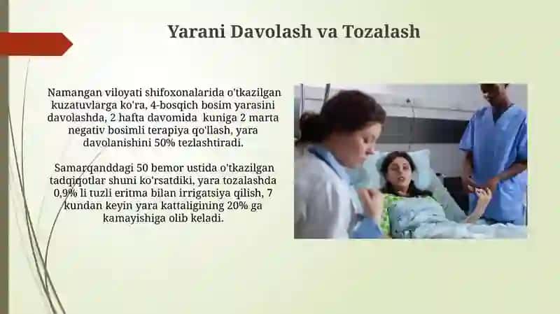 Yara Davolashning Zamonaviy Usullari 3