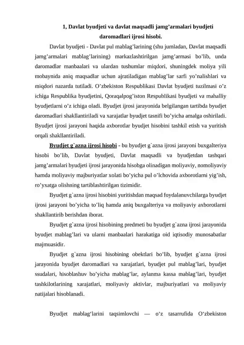 Davlat byudjeti va davlat maqsadli jamg'armalari daromadlari ijrosi hisobi 3