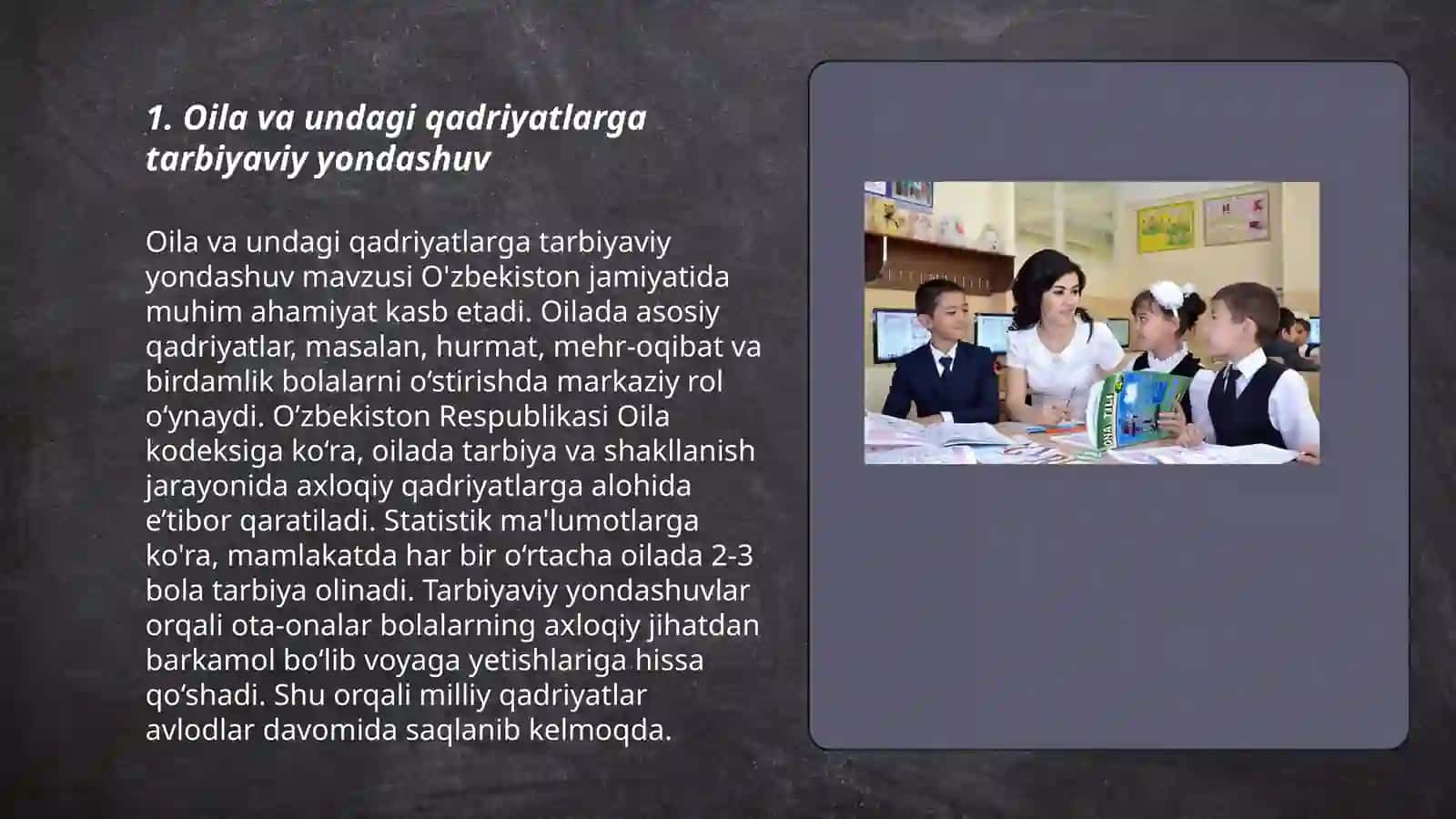 Oila va undagi qadriyatlarga tarbiyaviy yondashuv 3