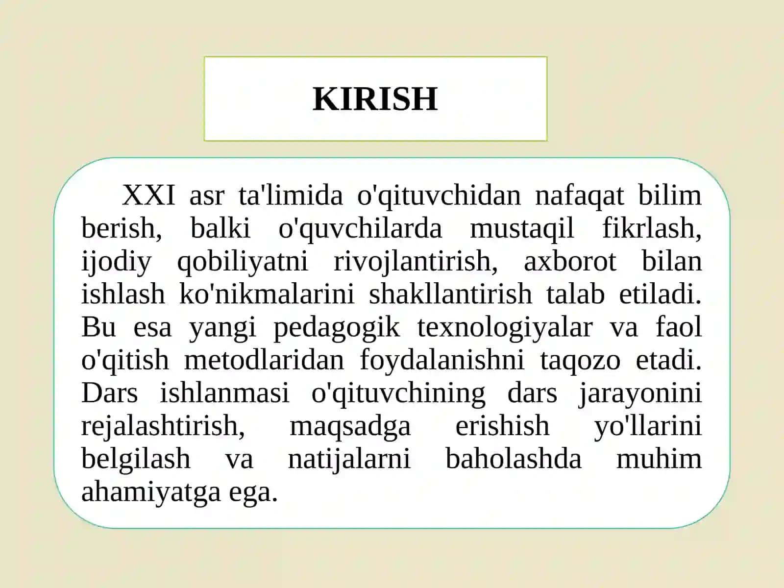 ZAMONAVIY PEDAGOGIK TEXNOLOGIYALARIDAN FOYDALANISH IMKONIYATLARI 3