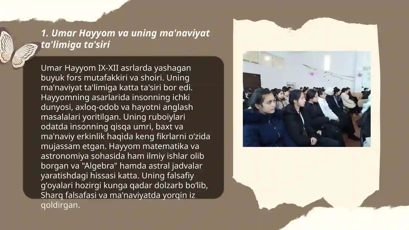 Yuksak ma'naviyatli yoshlarni tarbiyalashda Órta Osiyo allomalarining ilmiy merosiy órni 3