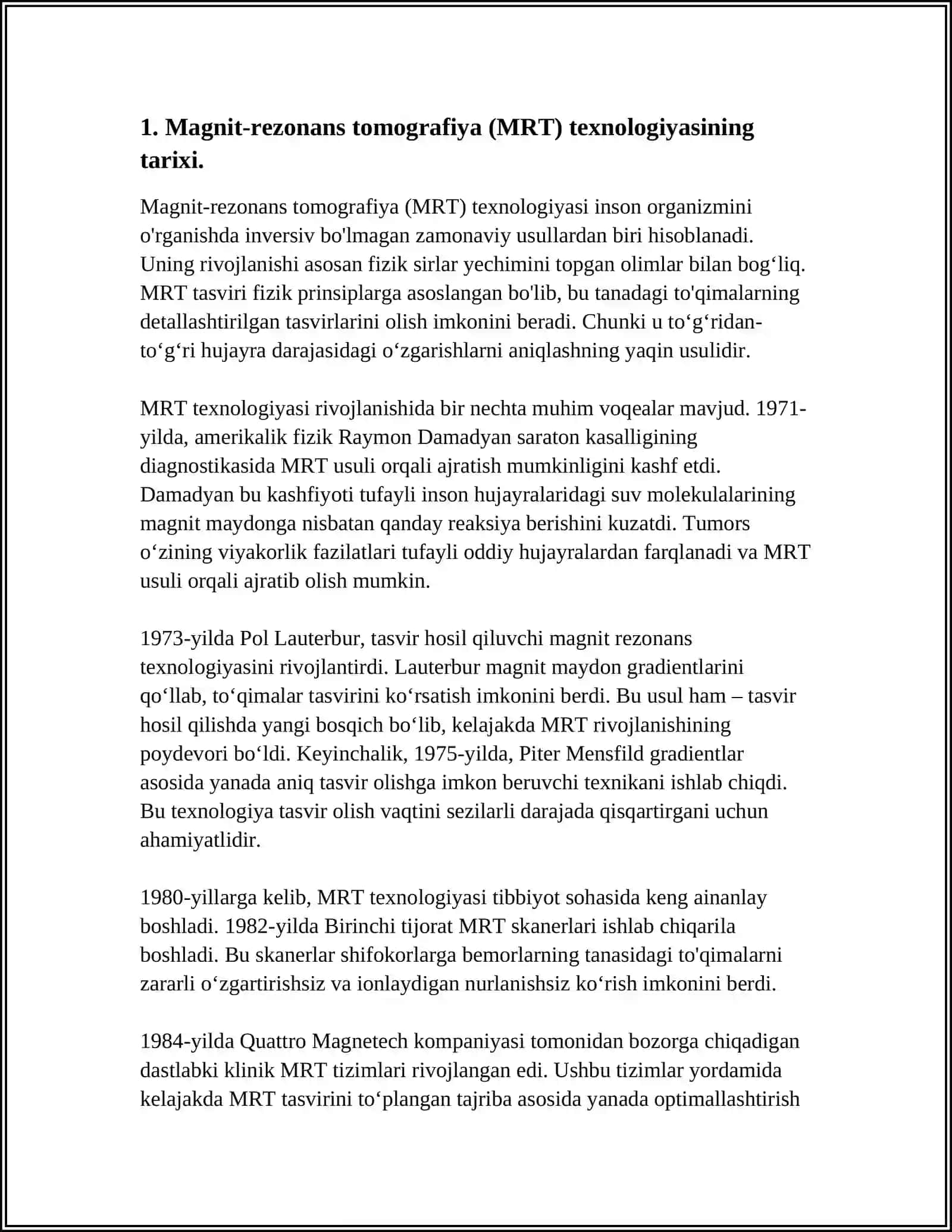 MAGNIT-REZONANS TOMOGRAFIYA TEKSHIRUV USULLARI HAQIDA 3