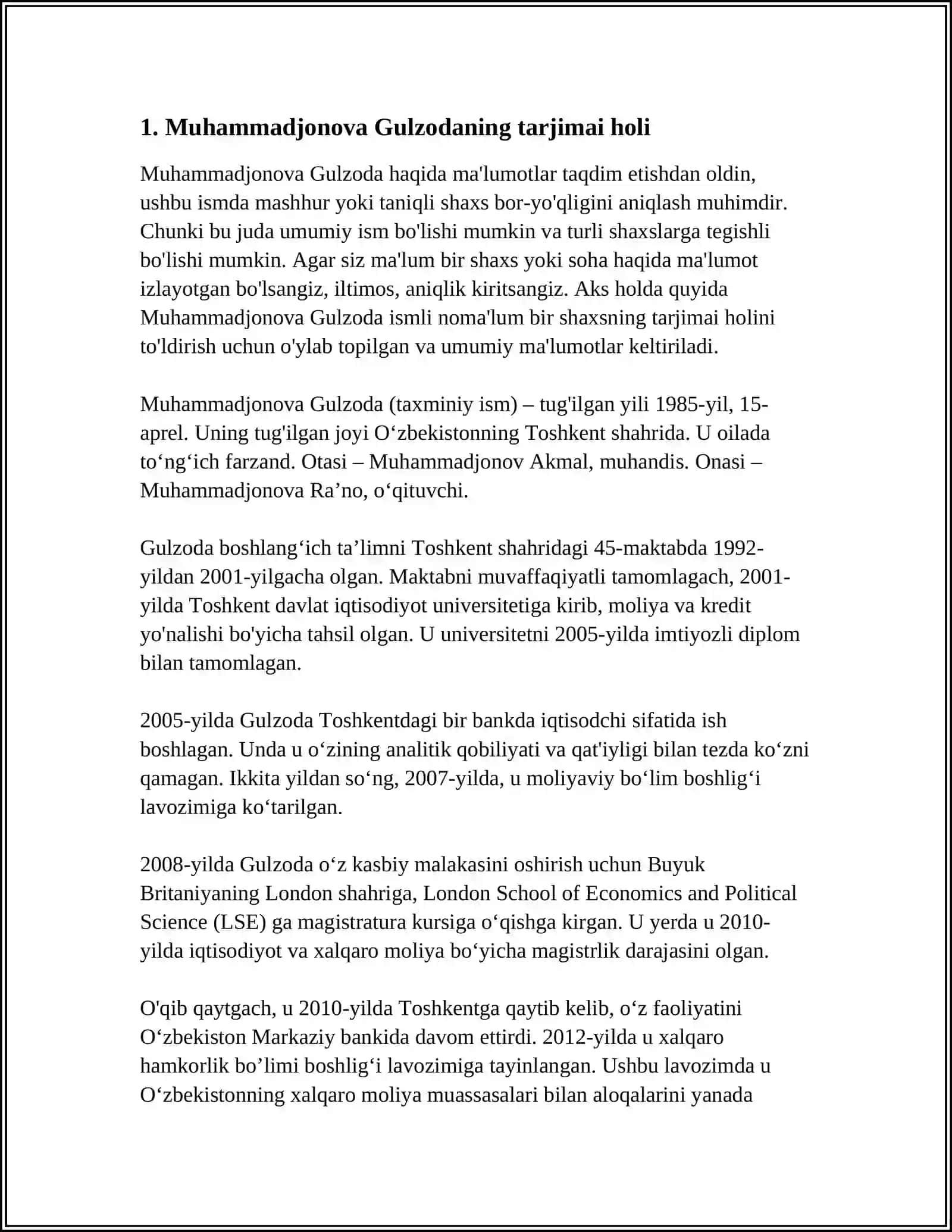 MUHAMMADJONOVA GULZODA 3