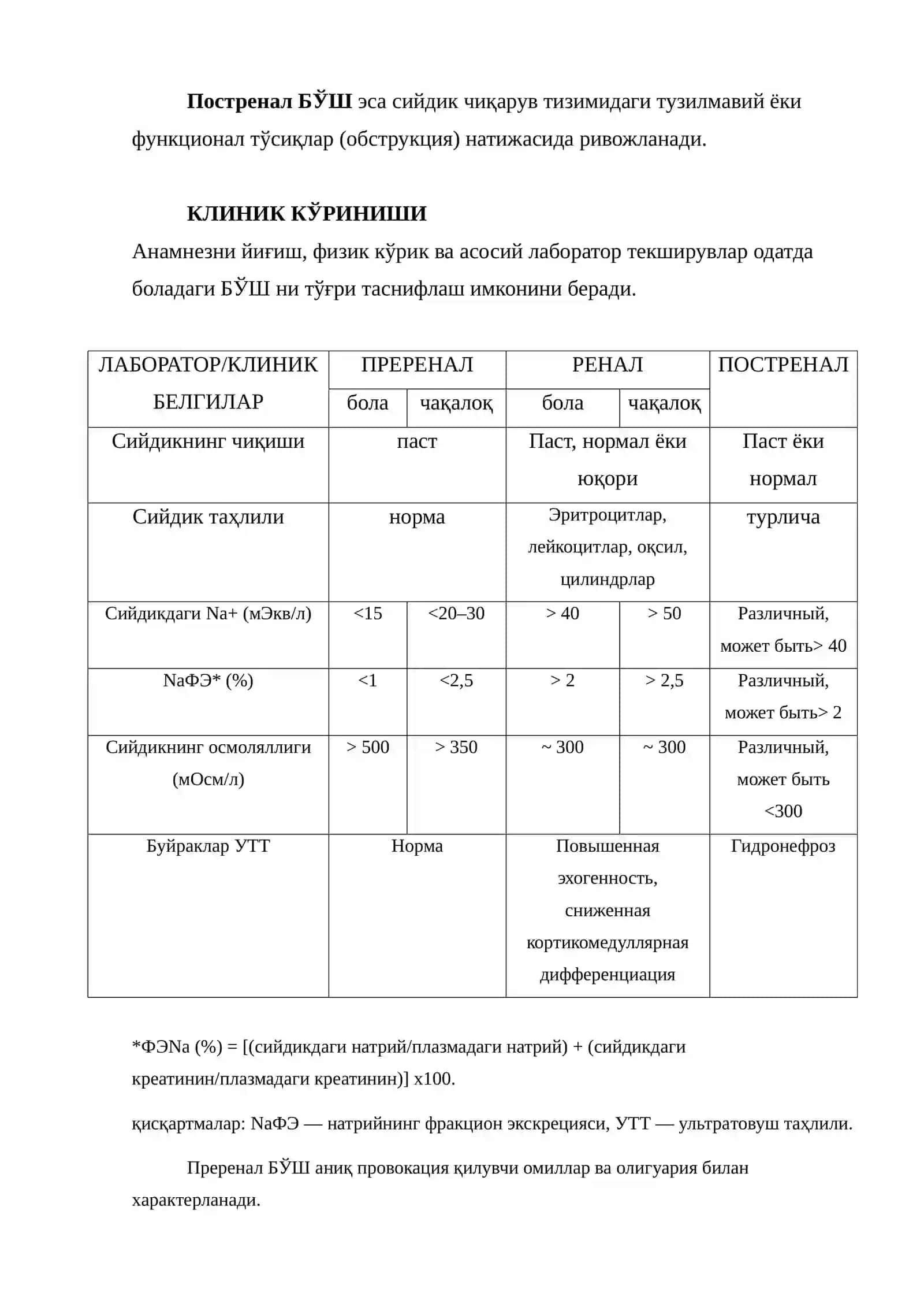 ЎТКИР ВА СУРУНКАЛИ БУЙРАК ЕТИШМОВЧИЛИГИ 3