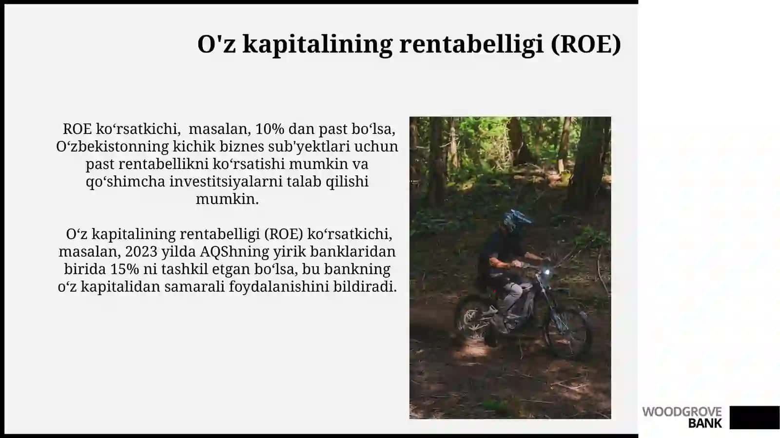 Kapitaldan foydalanish samaradorligi ko'rsatkichlari 3