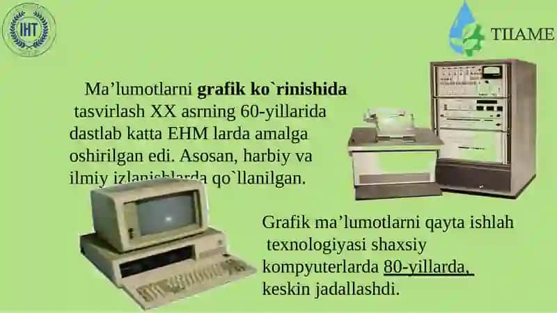 Kompyuter grafikasi va ularning turlari 3