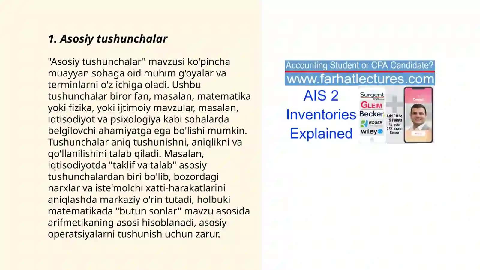 Asosiy tushunchalar 3