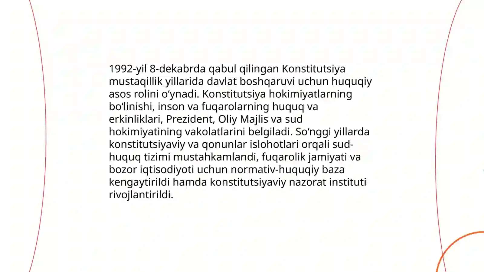 Mustaqillikk yillarida davlat boshqaruvi tizimida amalga oshirilgan islohotlar 3