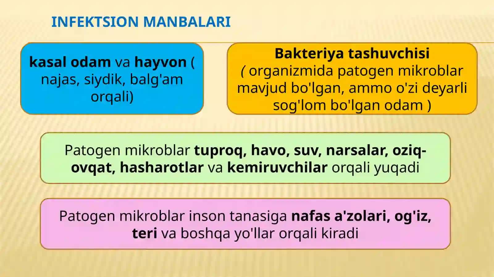 Ichakning yuqumli kasalliklari, zoonozlar, gelmintozlar va ularning oldini olish 3