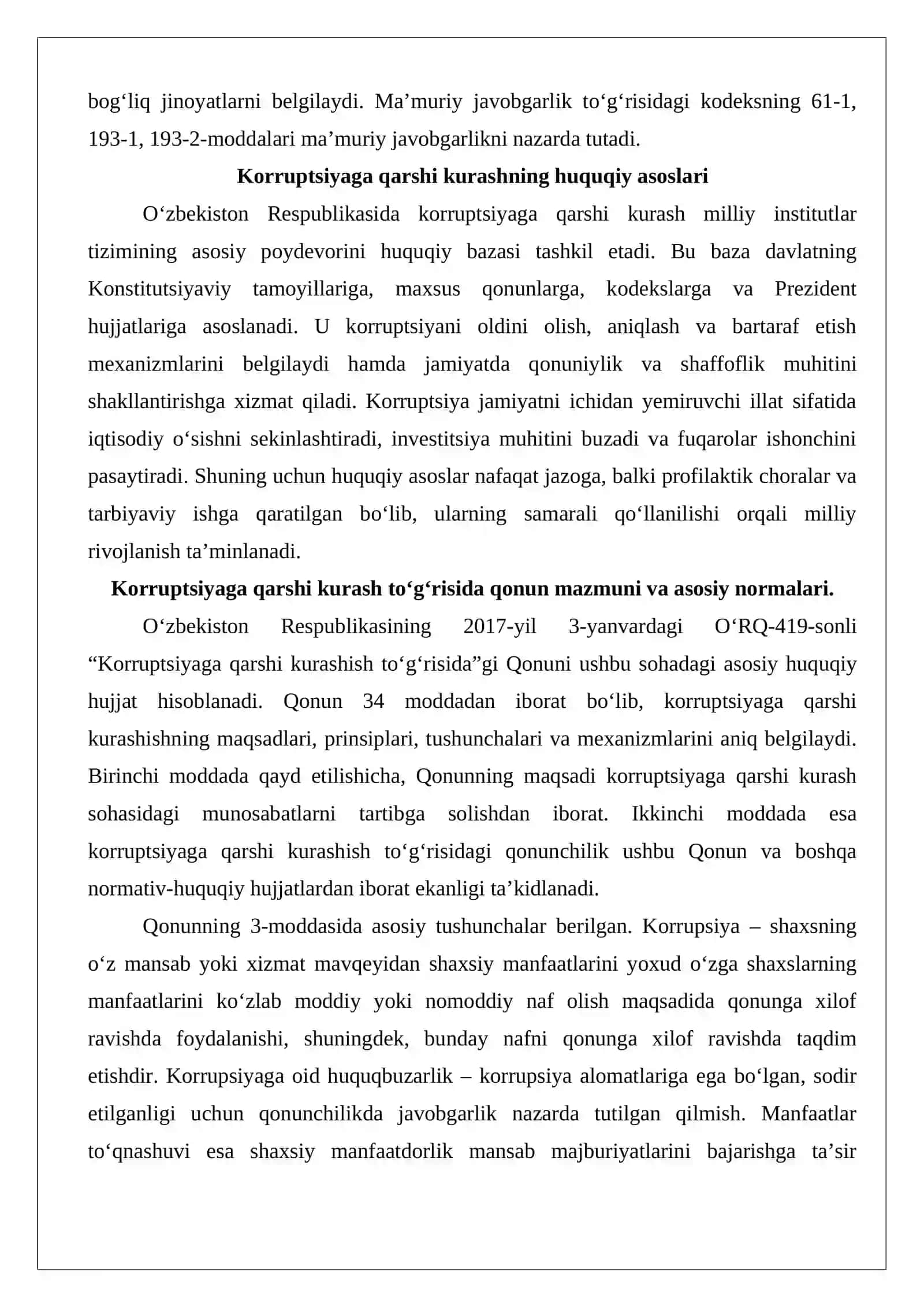 Korruptsiyaga qarshi kurashuvchi milliy institutlar tizimi 3