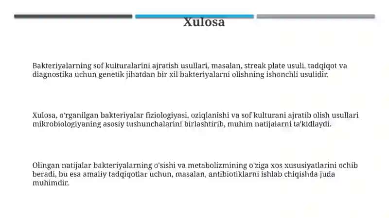 Bakteriyalar fiziologiyasi va oziqlanishi 3