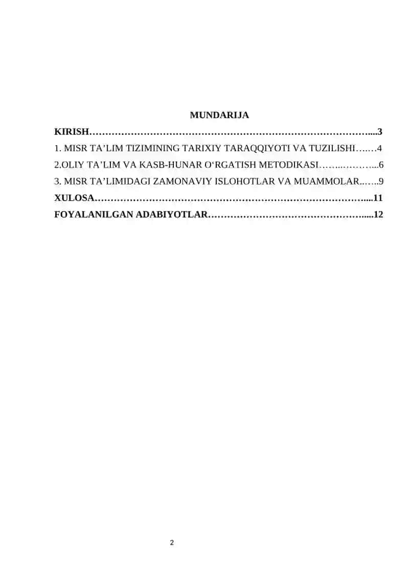 Misr ta'lim tizimi 3