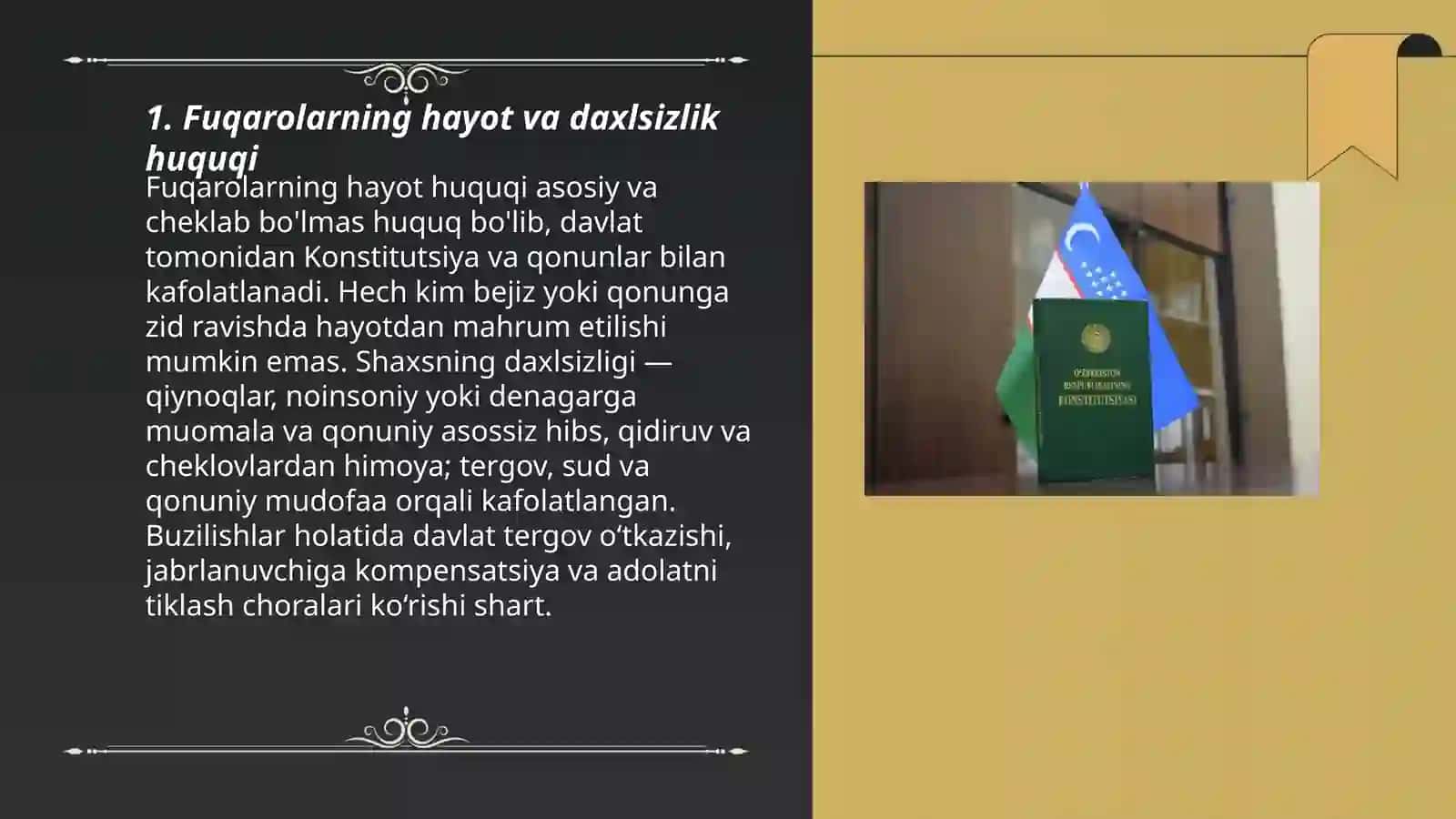 Fuqarolarning asosiy huquq va majburiyatlari 3