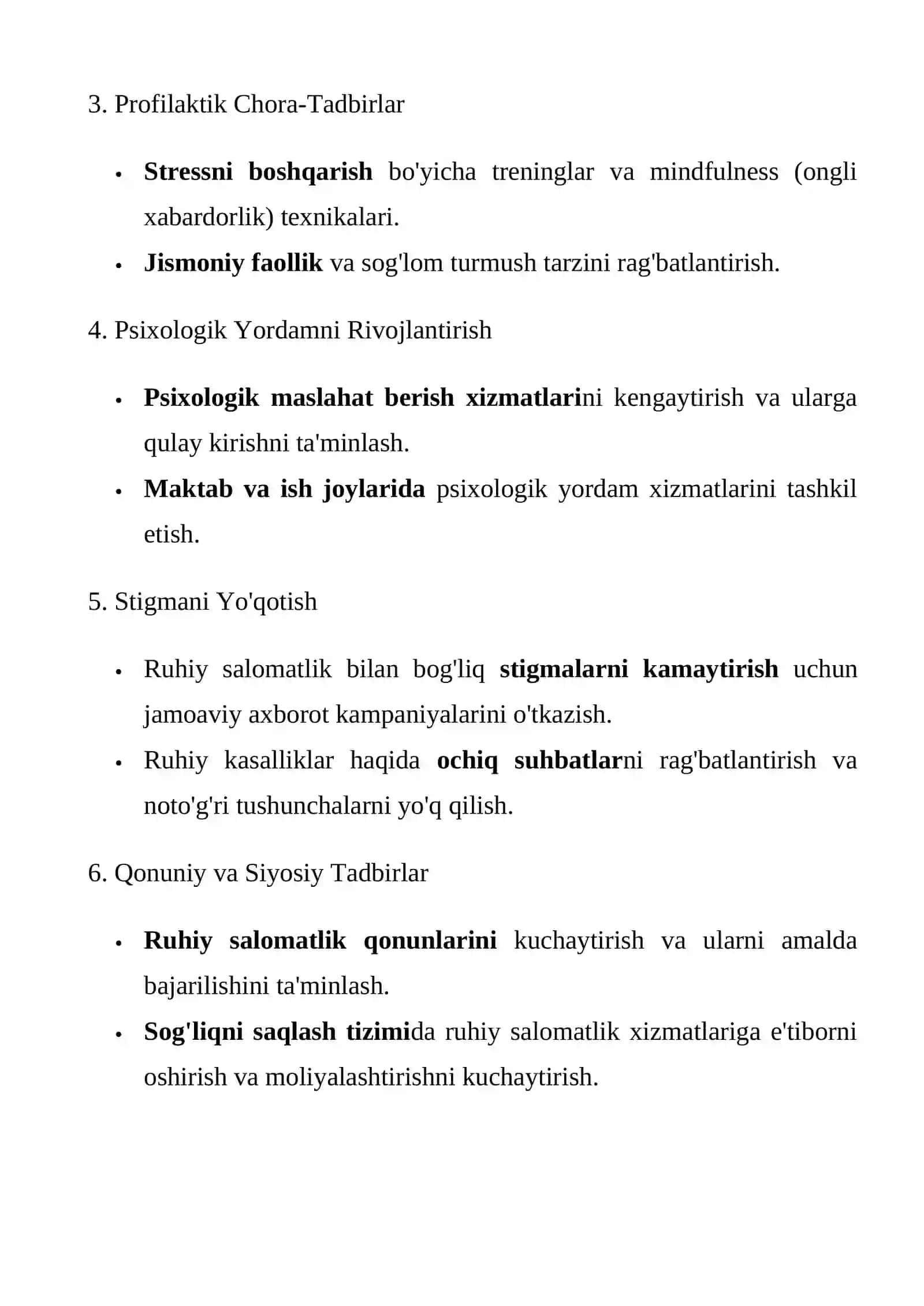 Jamoada aholining ruhiy salomatligini muhofaza qilishda hamshiraning o`rni 3