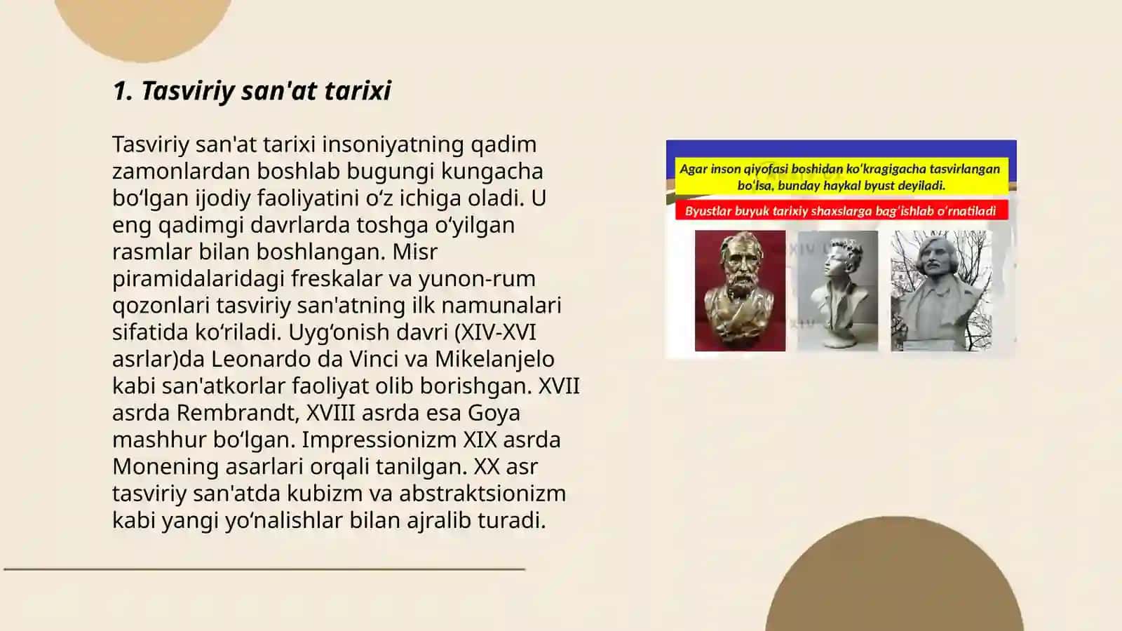Tasviriy San'at Tarixi 3