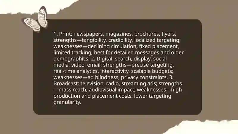 Advertisement and announcements 3