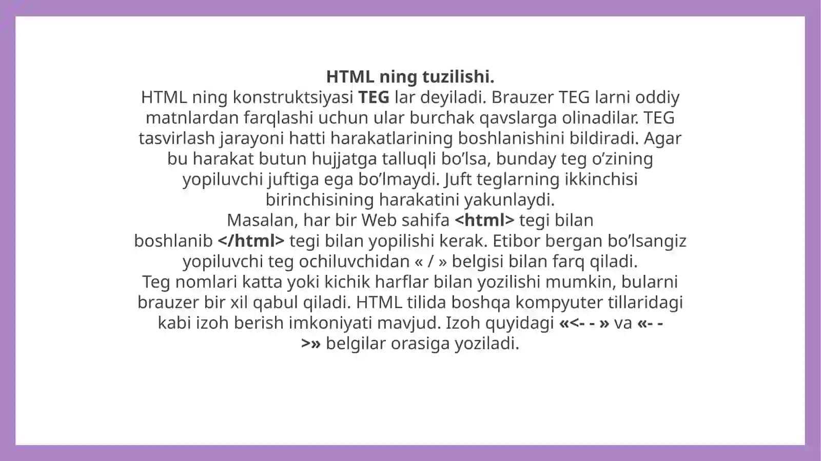 TIBBIYOTDA AXBOROT TEXNOLOGIYALARI FANIDAN “HTML TILIDA WEBSAHIFA YARATISH” MAVZUSIDA MUSTAQIL ISH 3