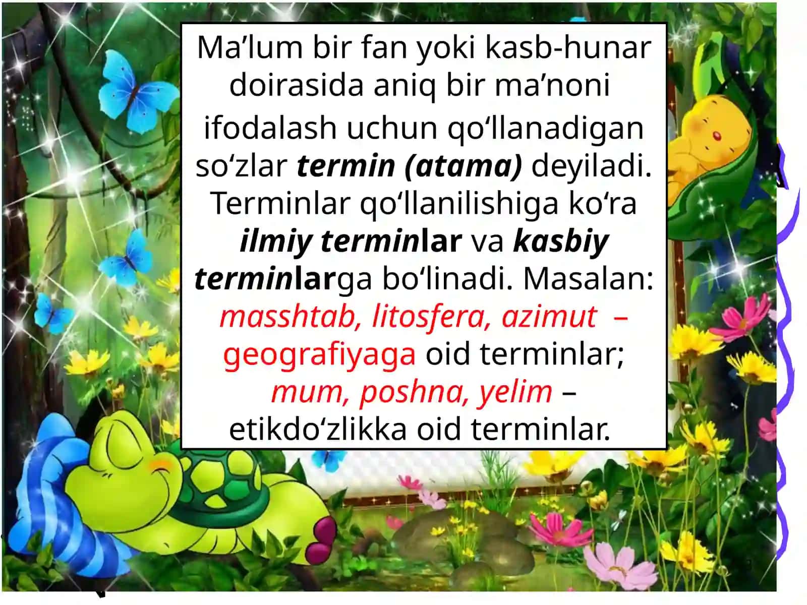 Mushohadalarda terminlar hajmi 3