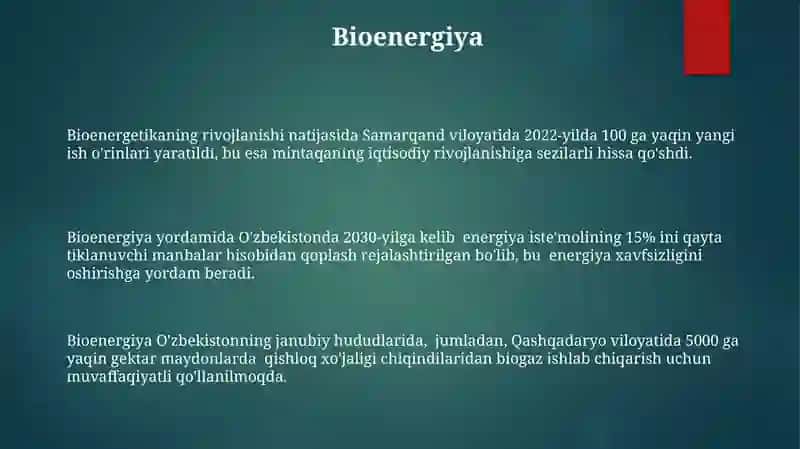 Muqobil energiyaning ahamiyati va kelajagi 3