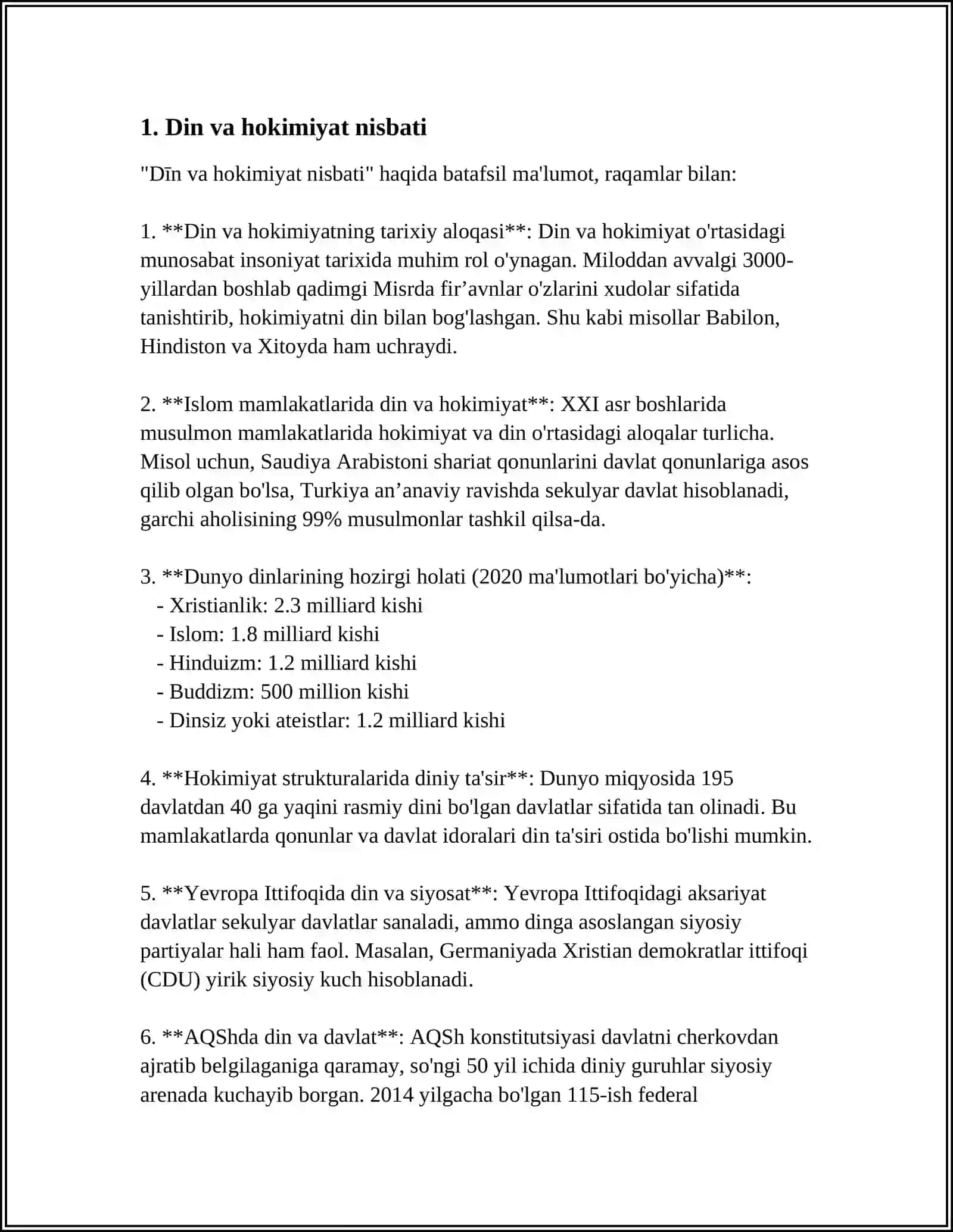 DIN VA HOKIMIYAT 3
