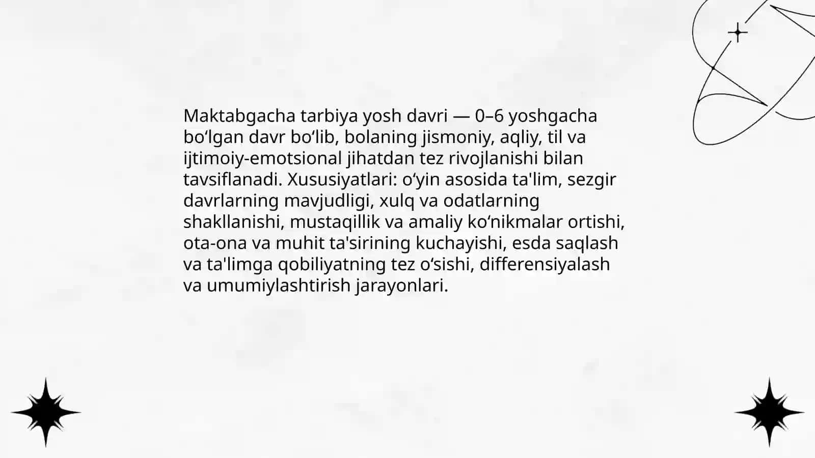 Maktabgacha tarbiya yosh davri 3