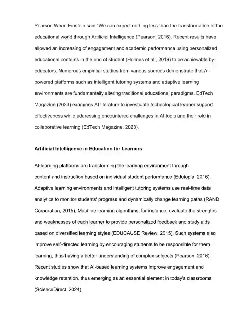Impacts of Artificial intelligence on Students learning 3
