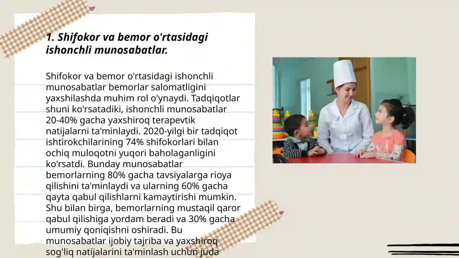 Shifokor va bemor muloqotining psixologik xususiyatlari 3