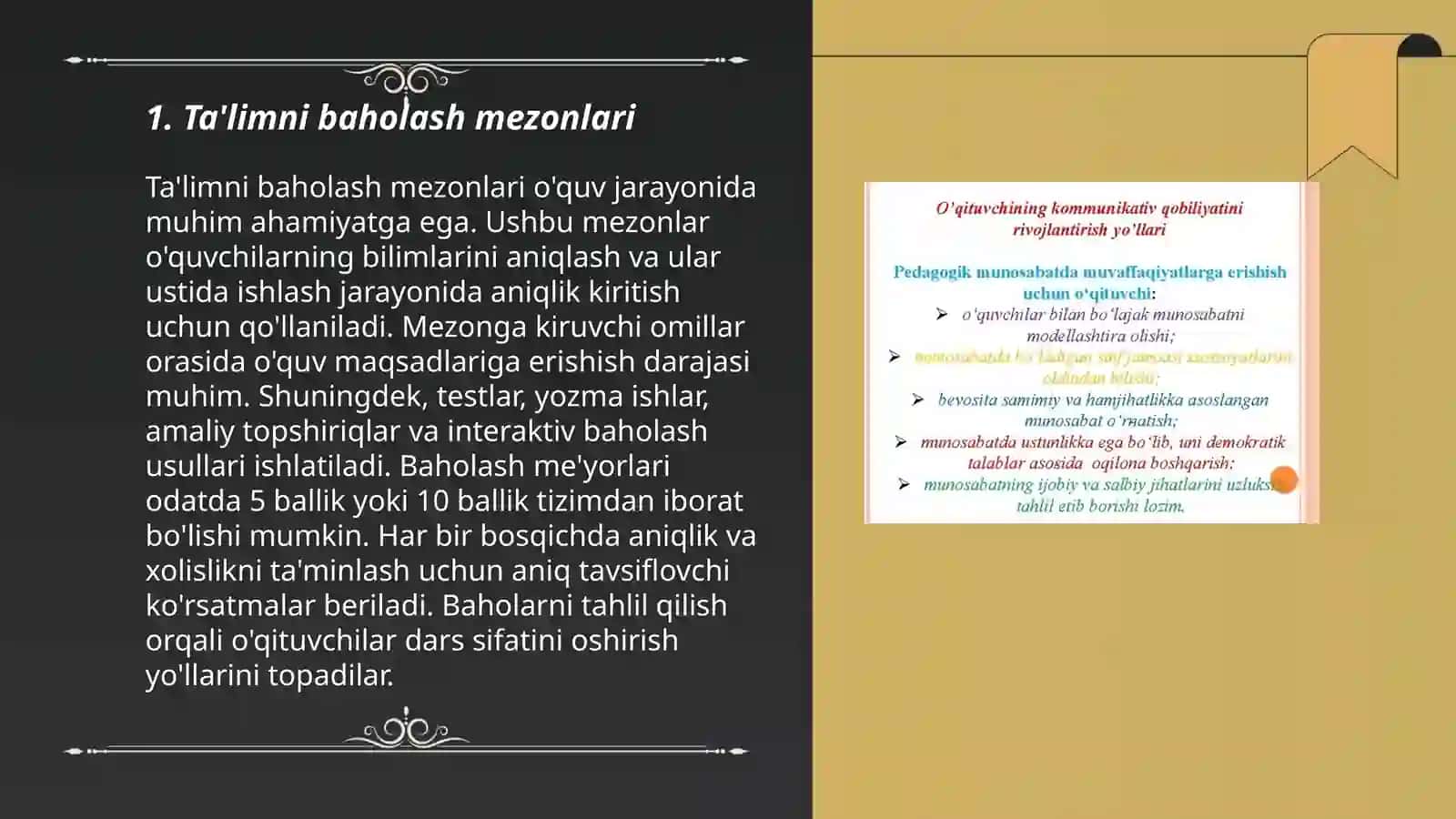 Pedagogik amaliyotni baholash mezonlari va ish hujjatlari 3