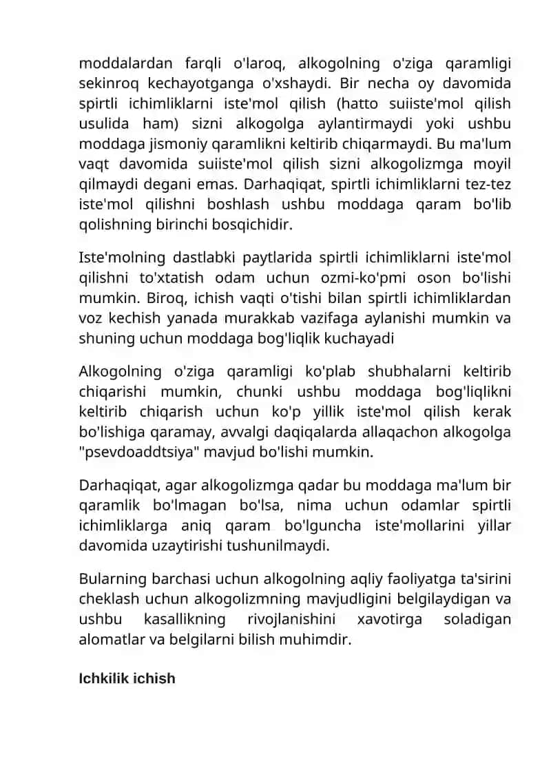 AYOLLAR ALKOGOLIZMI 3