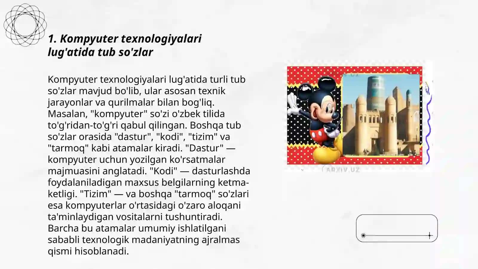 Kompyuter lug’atlarida tub, yasama so’zlar, atoqli otlar va joy nomlari 3
