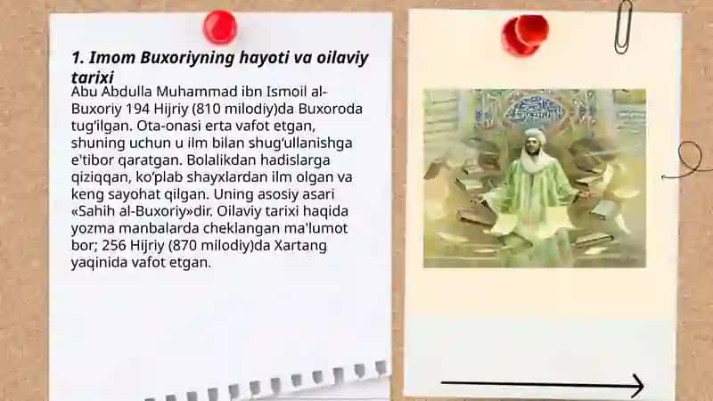 Imom Buxoriy shaxsi va uning merosi 3