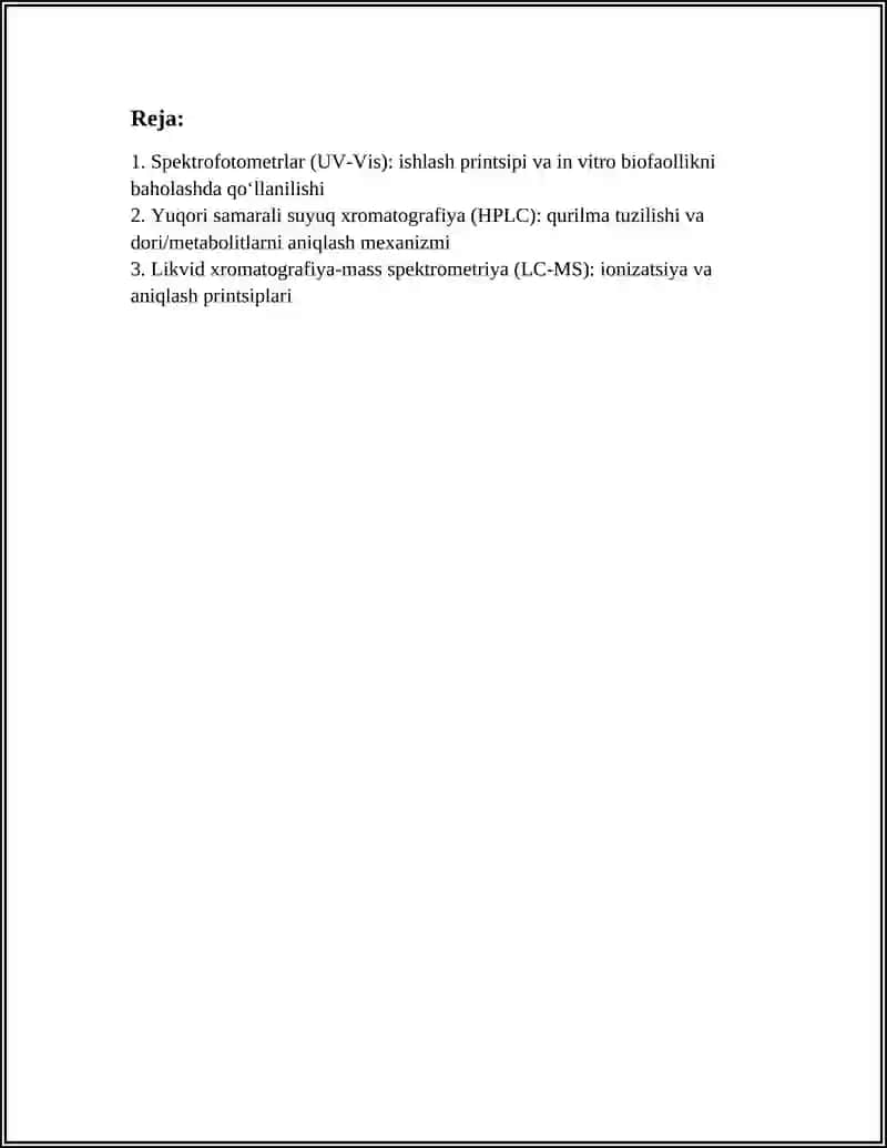 Spektrofotometrlar (UV-Vis) 3