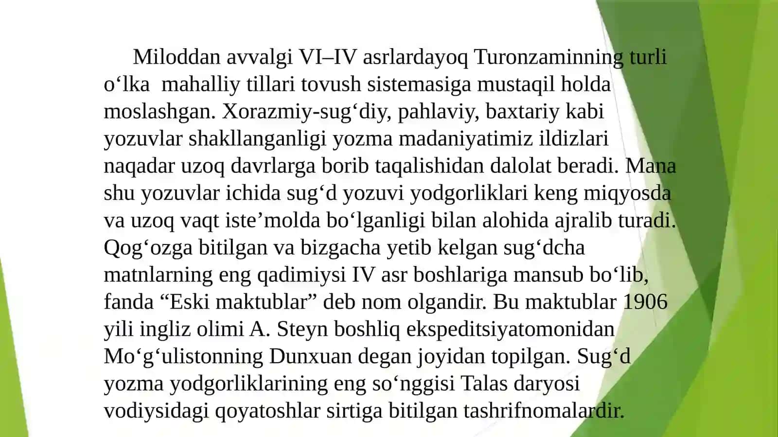 O’zbek matinshunosligining rivojlanish bosqichi. Kitobat va uning ilk namunalari 3