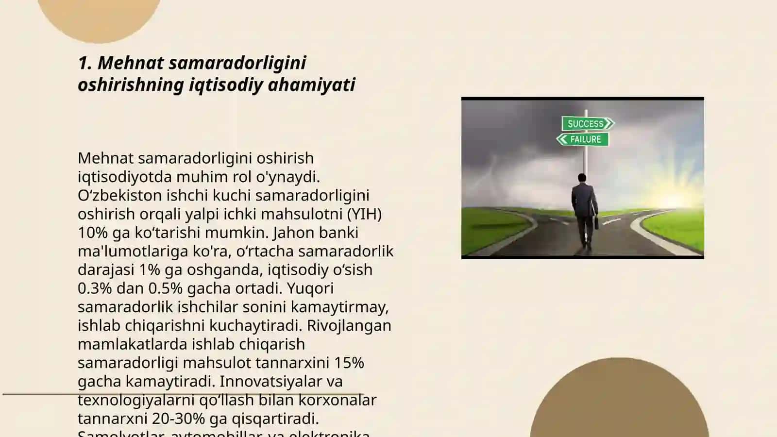 Mehnat resurslaridan foydalanish samaradorligini oshirish 3