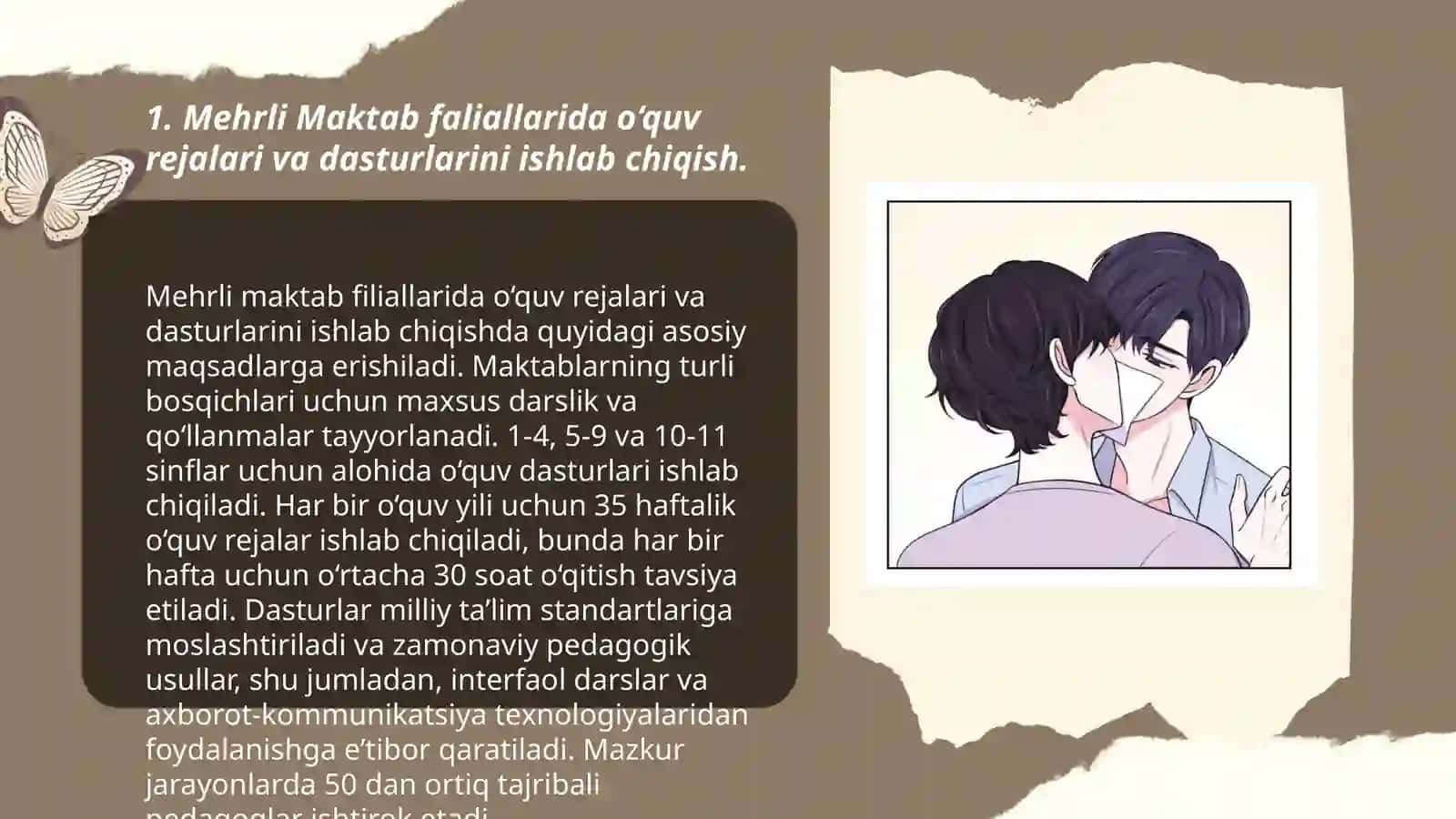 Mehrli Maktabning har bir tashkil etadigan fiallari uchun talim tarbiyalarini ishlab chiqish 3