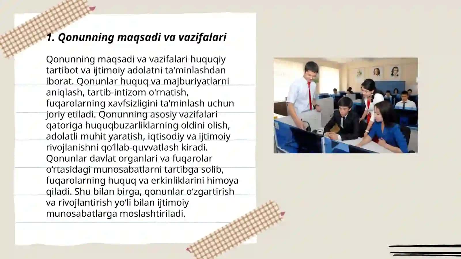 Oʻzbekiston Respublikasining"Maktabgacha ta'lim va tarbiya toʻgʻrisidagi Qonuni" 3