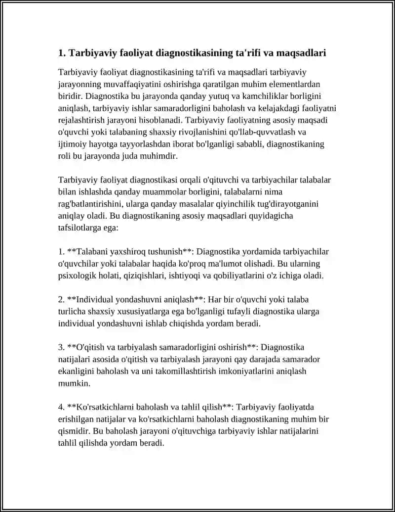 TARBIYAVIY FAOLIYAT DIAGNOSTIKASINING ASOSIY FUNKSIYALARI TURLARI VA METODLARI 3