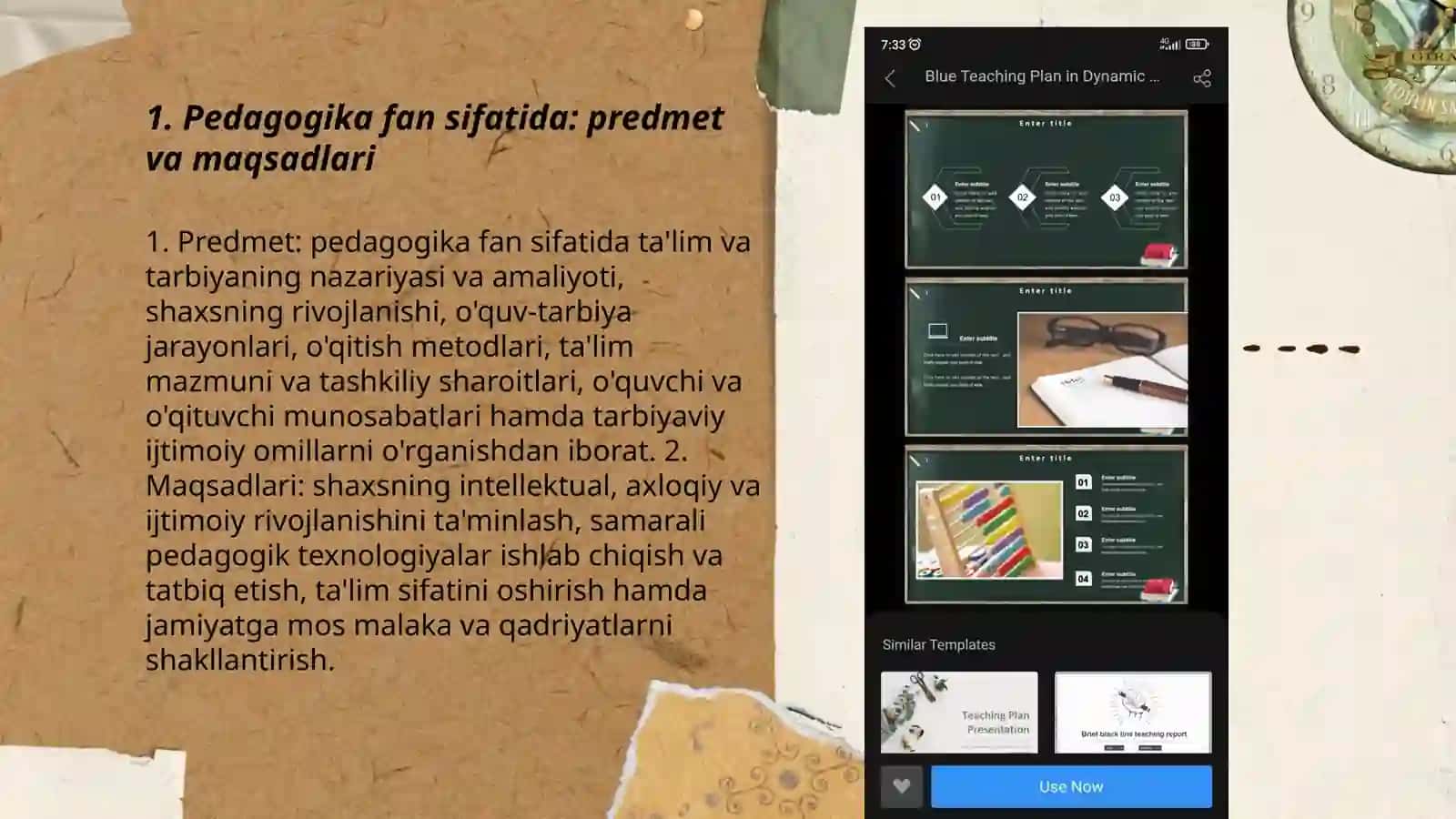 Pedagogika fan sifatida 3