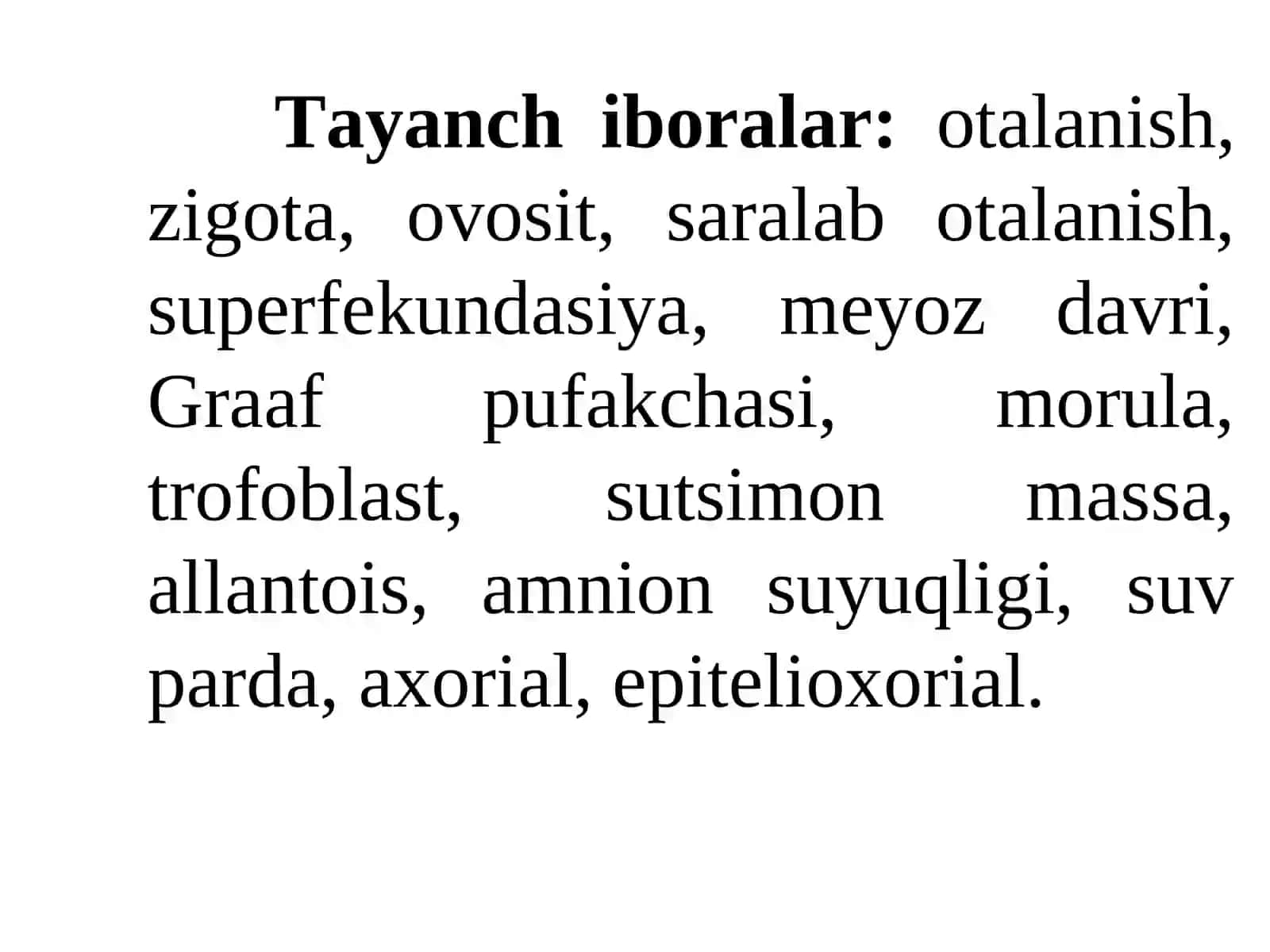 5-маъруза.ОTALANISH. BO‘G‘ОZLIK FIZIОLОGIYASI 3