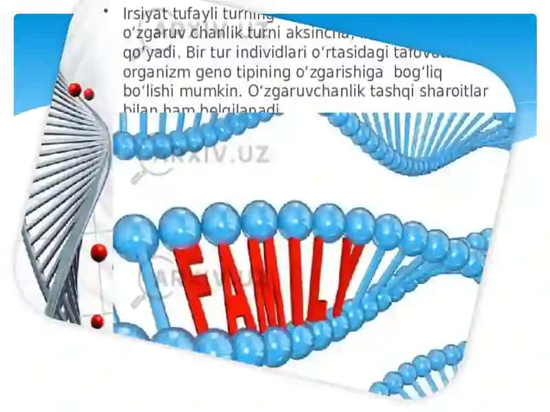 ALOHIDA AMINO KISLOTALAR ALMASHINUVI VA NASLIY BUZILISHLAR 3