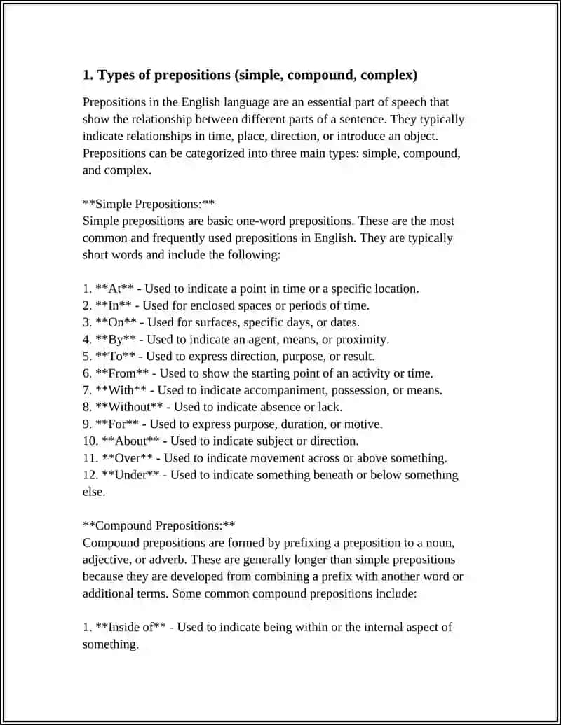 PREPOSITION 3