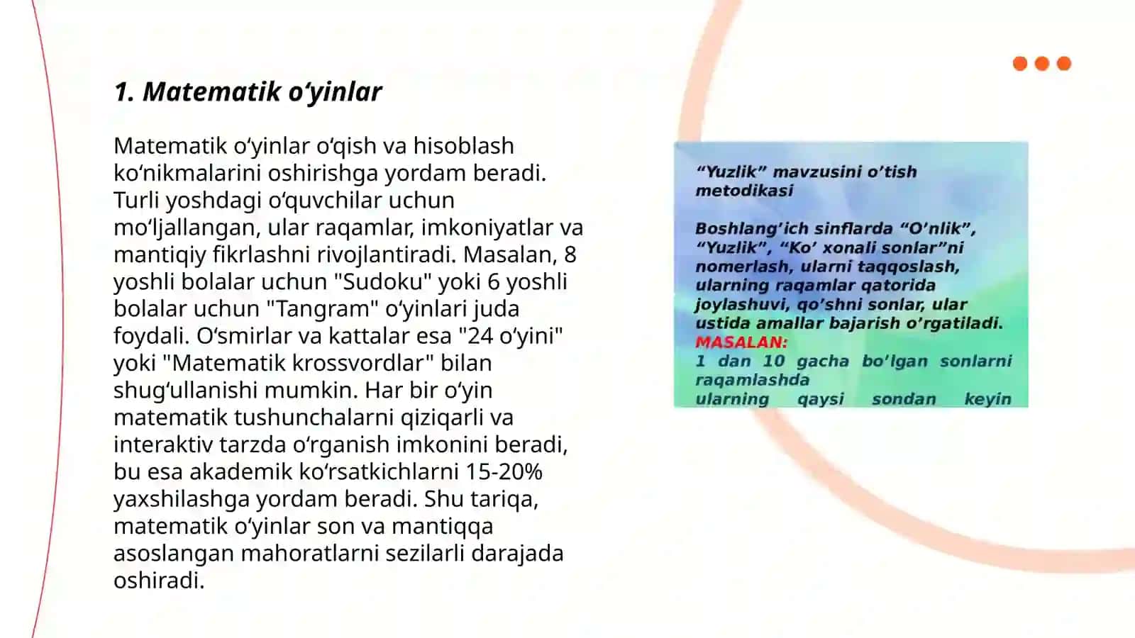 Matematik O'yinlar 3