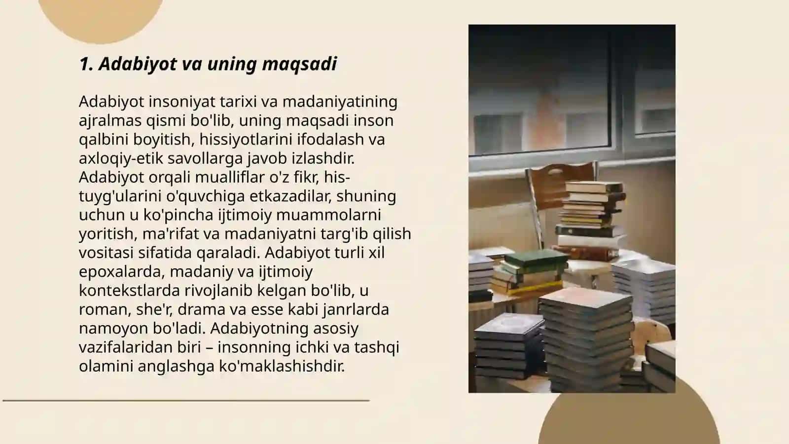 Jahon adiblari adabiyoti haqida 3